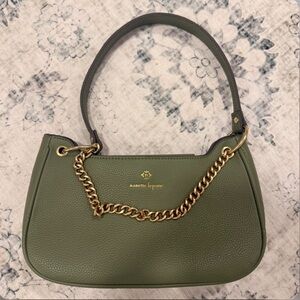 Nanette Lepore Olive Shoulder Bag with Gold Chain